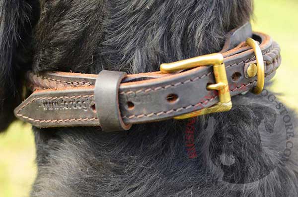 Standard easy adjustable buckle riveted not to fall away