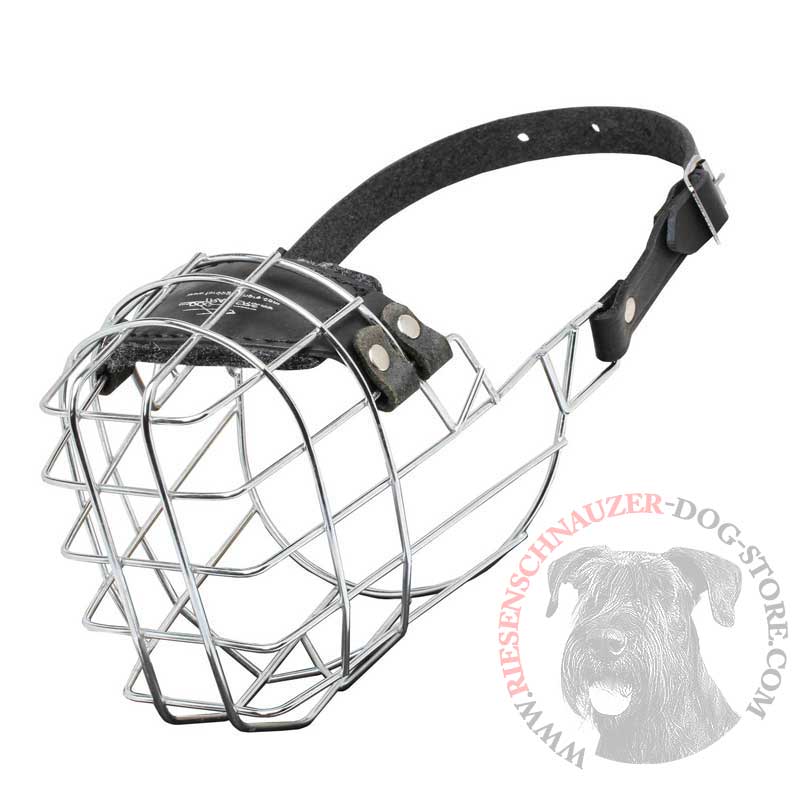 Metal cage muzzle best sale